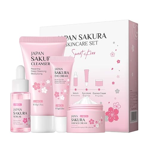 LAIKOU Sakura Cherry Blossom Skincare Set (4pcs)